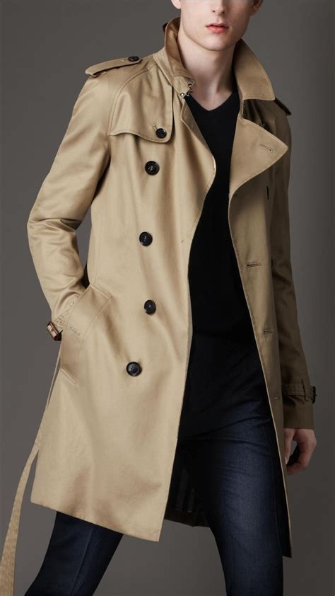 mens burberry style trench coat|Burberry trench coat men's outlet.